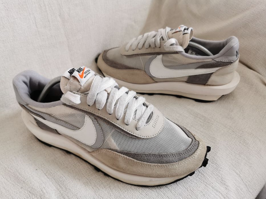 NIKE SACAI LD WAFFLE Summit White Grey  43