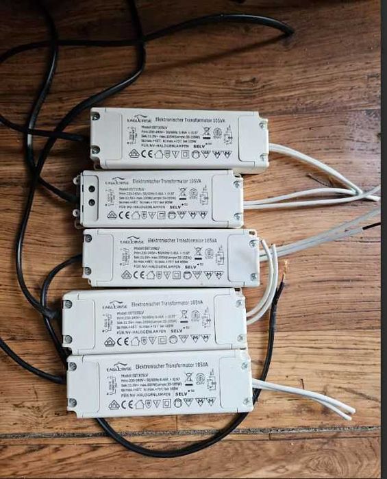 komplet 5 szt -Transformator elektroniczny 105 W- Eaglerise