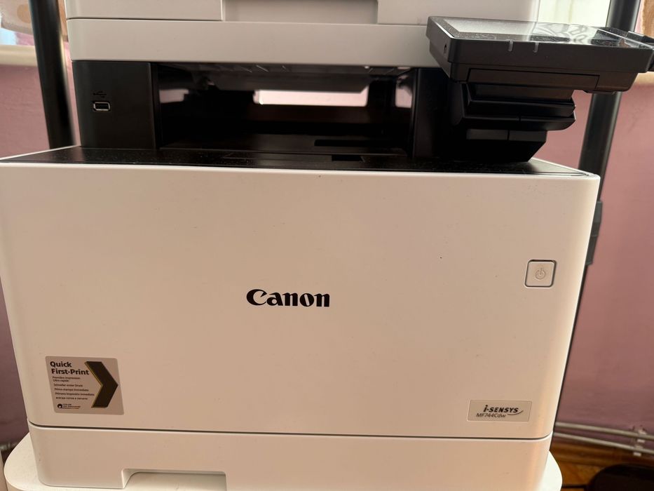 kolorowa Canon i-Sensys MF744Cdw - pełne, oryginalne tonery
