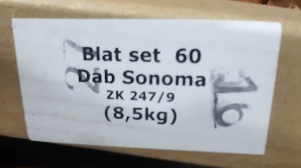 Blat dąb sonoma 60x60