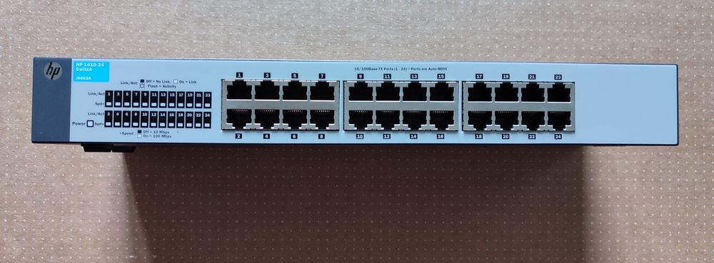 HP 1410-24 (J9663A) - Комутатор некерований Fast Ethernet
