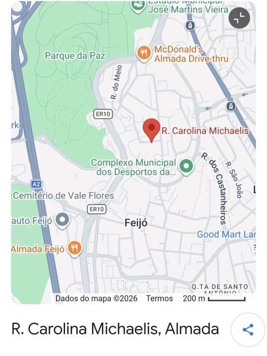 Aluguer de T1 com parqueamento no Feijó