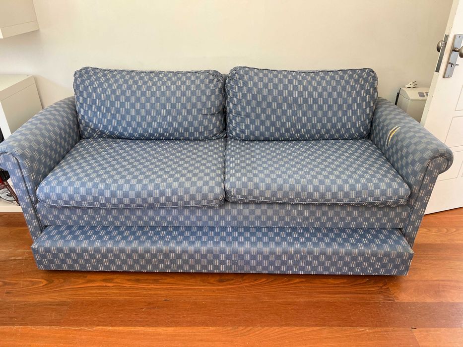 Sofá-cama de 3 lugares com 2 camas individuais