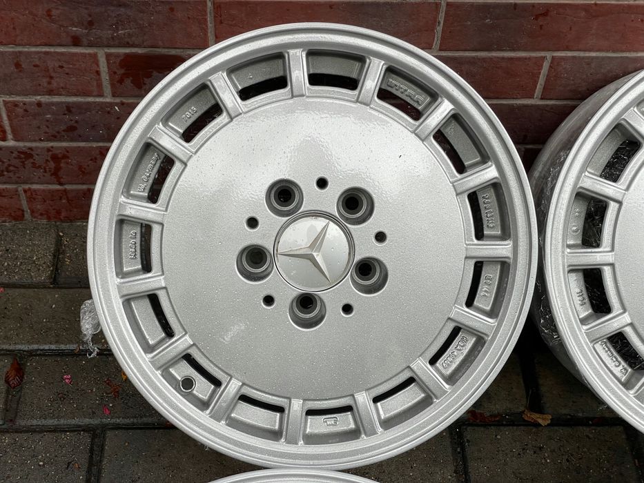 alu felgi mercedes 15 gullideckel 7j et44 w124 oryginał