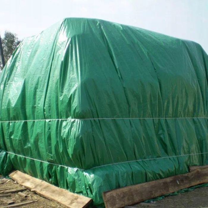 Plandeka Mocna ZIELONA  3x3m 90g Mrozoodporna oczkowana zakute rogi