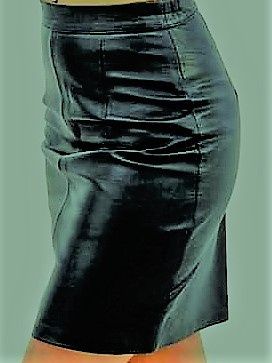 Кожаная юбка натуральная кожа  (США), р.XS