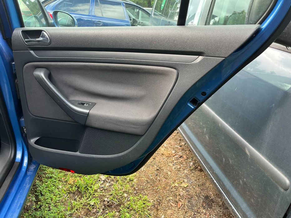 drzwi tył tylne tylnie prawe vw golf v 5 1k0 2003 -2009 hatchback 5 drzwi lc5g niebieski
