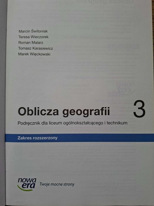 Oblicza geografii 4 zakres rozszerzony