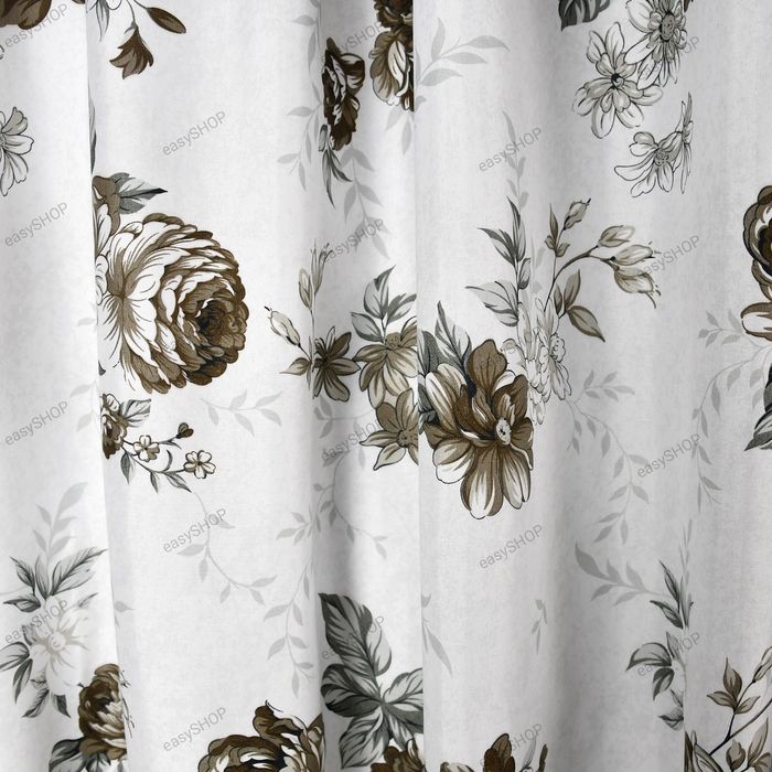‼️ WYPRZEDAŻ ‼️ Komplet zasłon we wzór roślinny