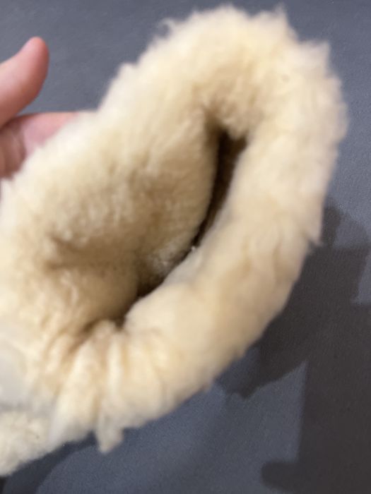 Дуже теплі рукавиці на натуральному хутрі овчині