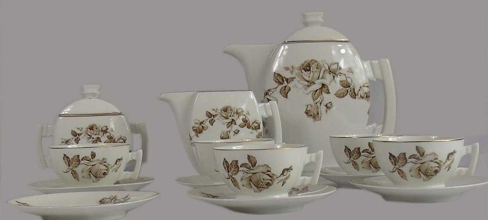 Serwis do Kawy, Ćmielów Płaski lata 30-te XX w.