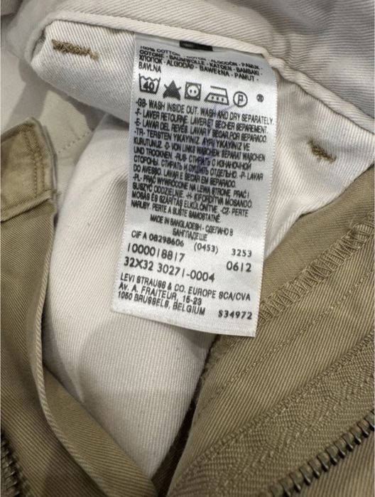 Levi‘s мужские брюки чинос 32/32