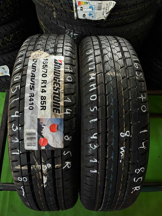 2 opony demo 165/70R14 85R Bridgestone Duravis R410