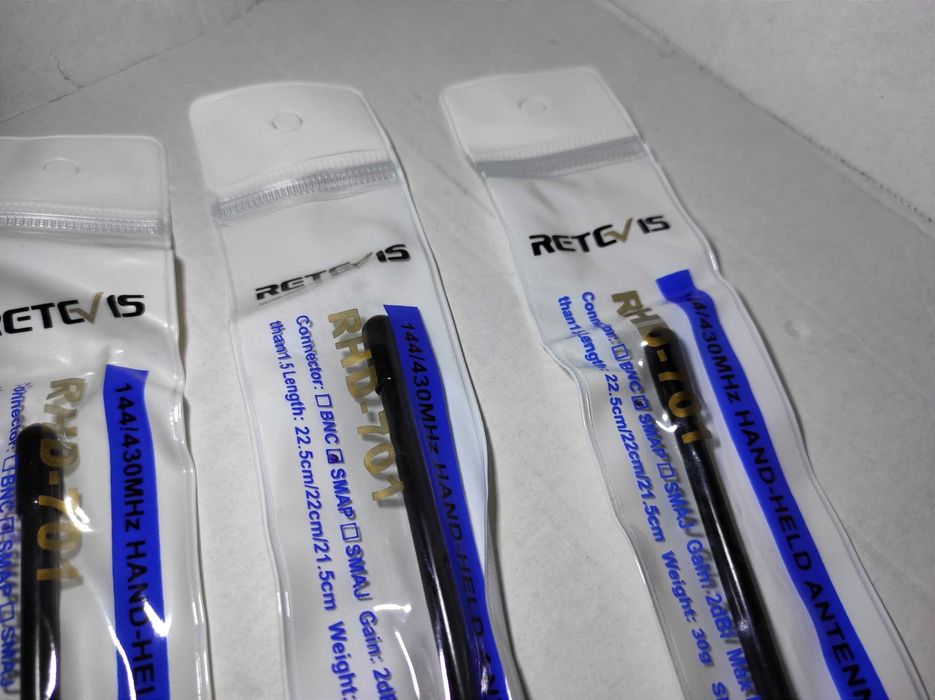 ••• Антенна Retevis RHD-701, 20см, Антена Для Рации Baofeng, Quansheng