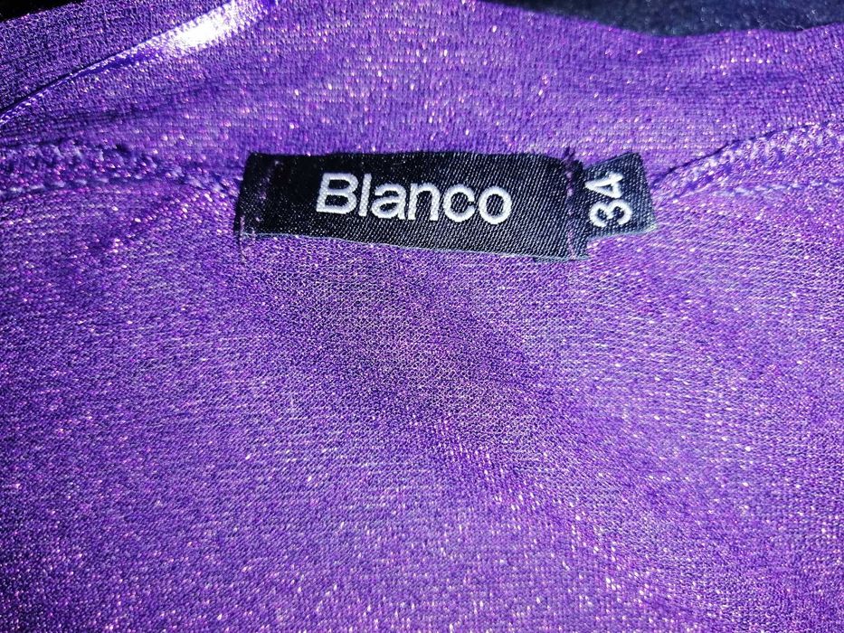 Túnica de malha em roxo, Blanco Tam. 34 - como nova