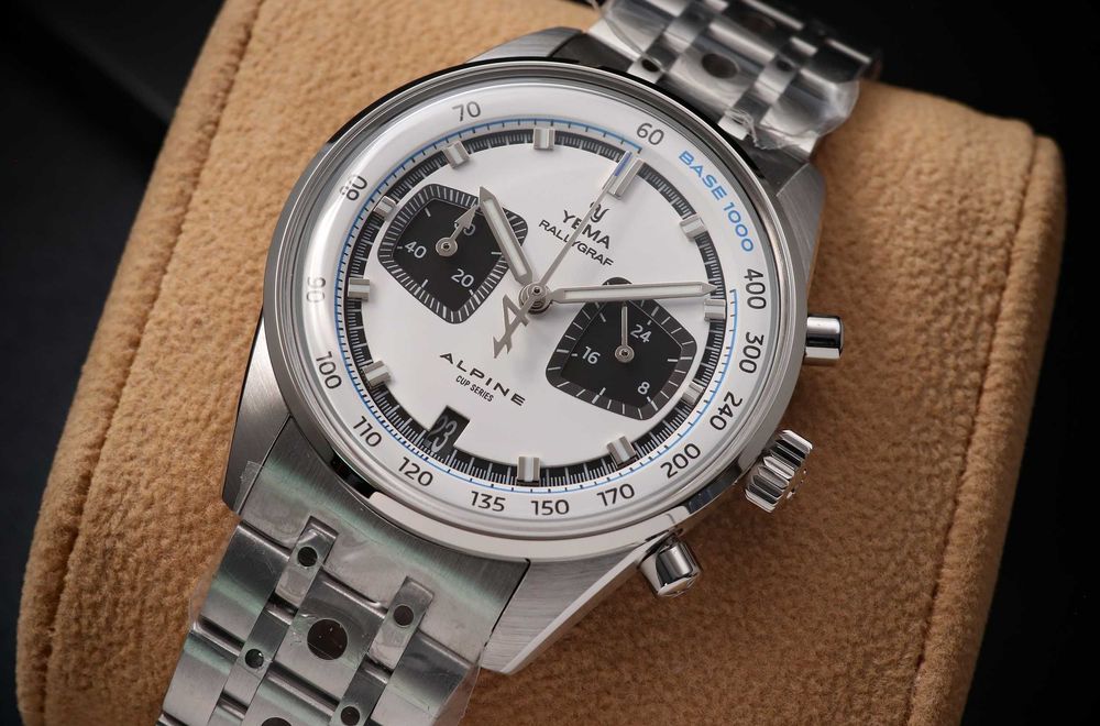 Yema Rallygraf Alpine Cup Series YMHF1589ALP-BM Męski Chronograf