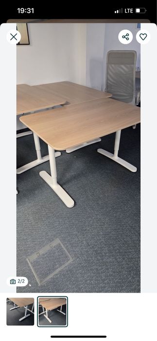 Biurko z ikei-Bekand