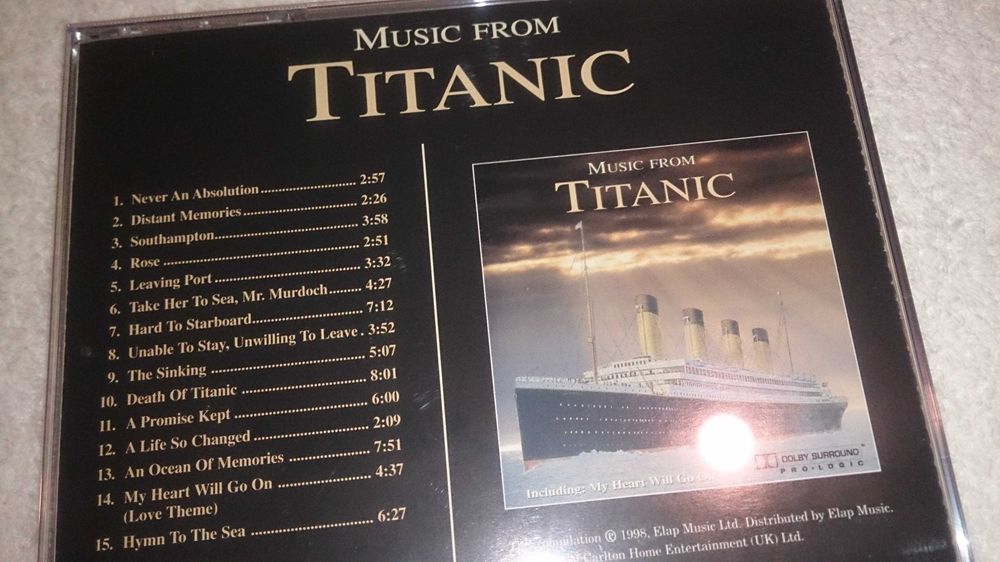 titanic (banda sonora do filme) cd