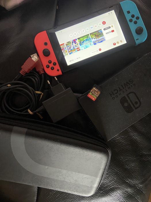 Nitendo switch + 5 jogos