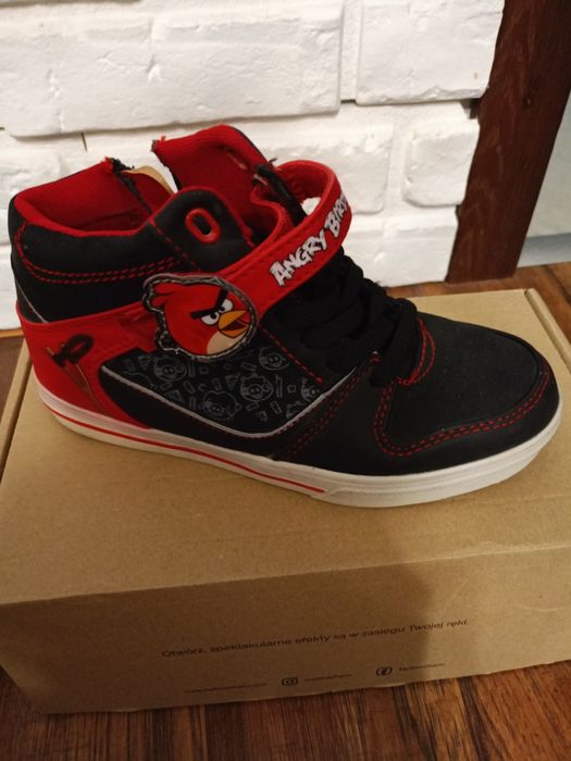 Buty wiosenno- jesienne długie Angry Birds