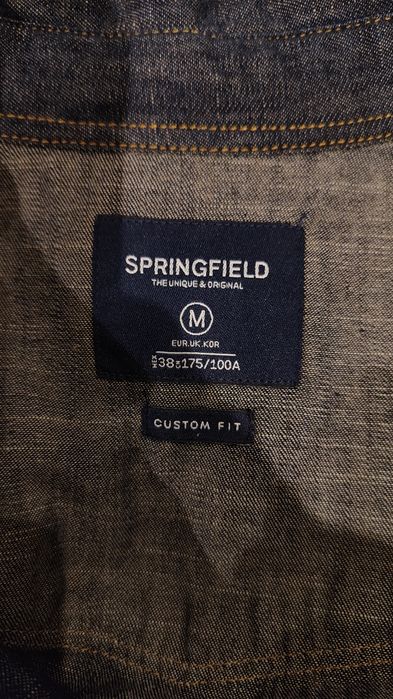 Camisa de ganga Springfield 100% algodão