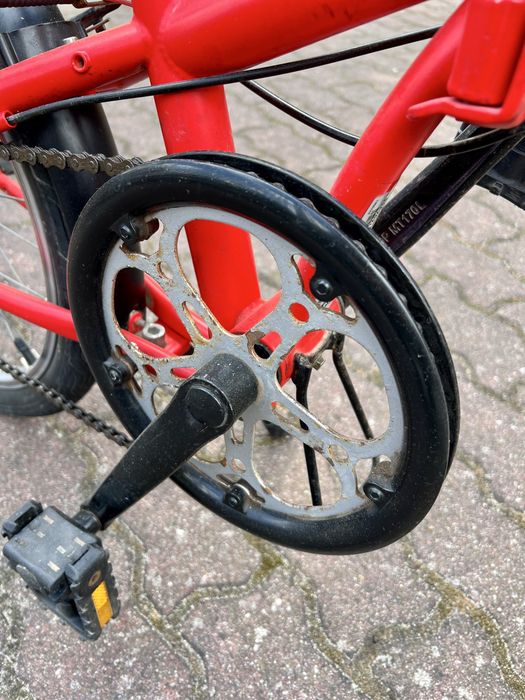Rower składany Decathlon BTWIN Tilt 120 czerwony składak