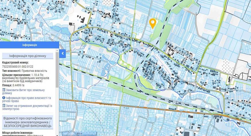 Земельна ділянка комерційного призначення