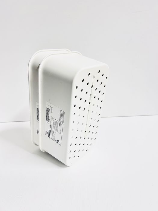 Koszyki na przyssawki TISKEN Ikea Kosz z przyssawkami 2 sztuki, biały