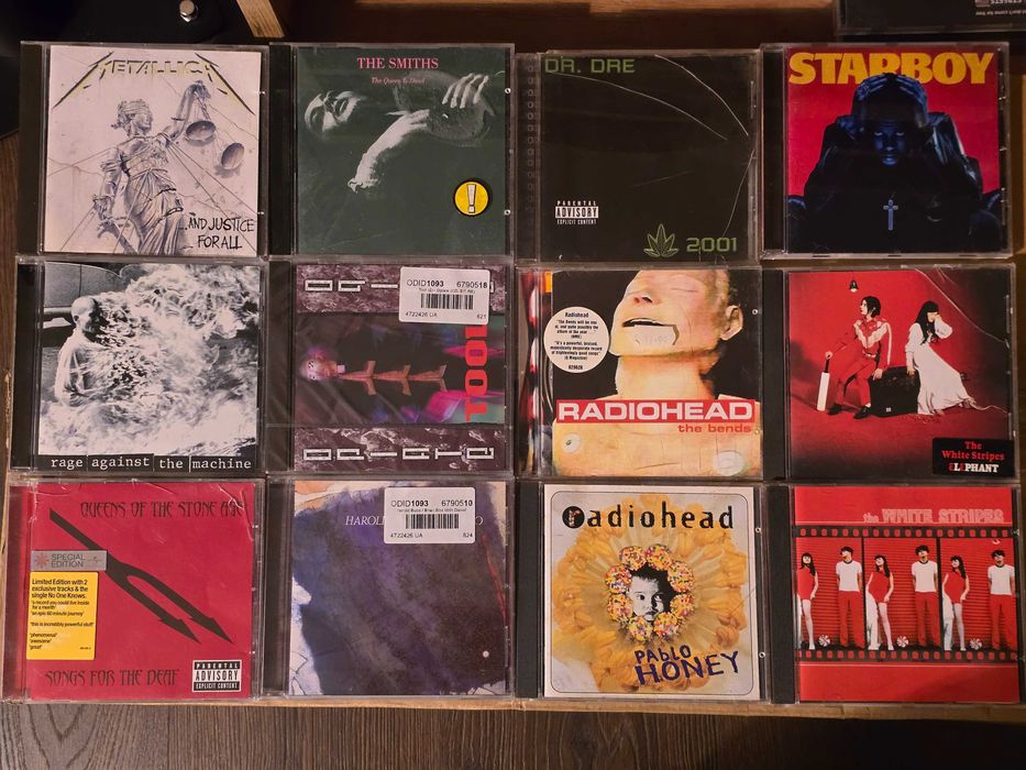 CD нові надходження | Tool, Dr. Dre, Foo Fighters, Metallica, Muse, Radiohead, RATM, The Weeknd