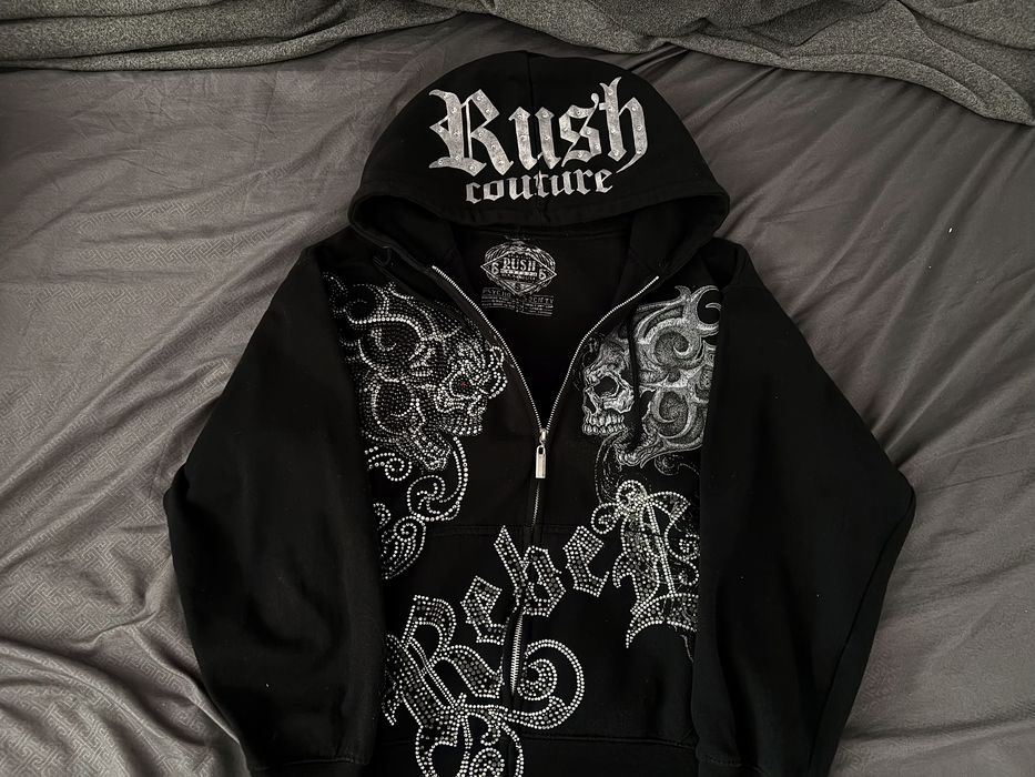 зипка rush couture 2000’s archive vintage