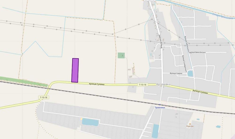 ТЕРМІНОВО! 80$ за сотку! Фасадный участок 3,2ГаБориспольскийАртёмовка