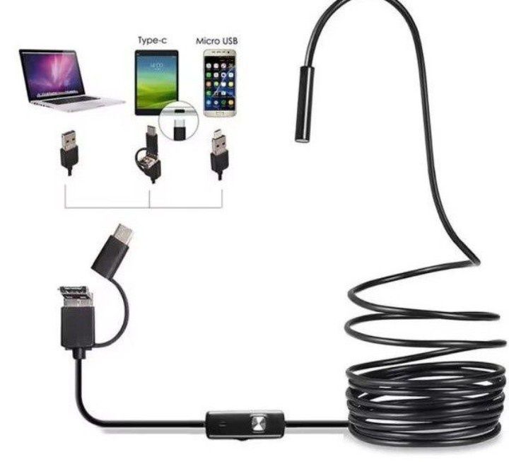 Новый Эндоскоп мини камера