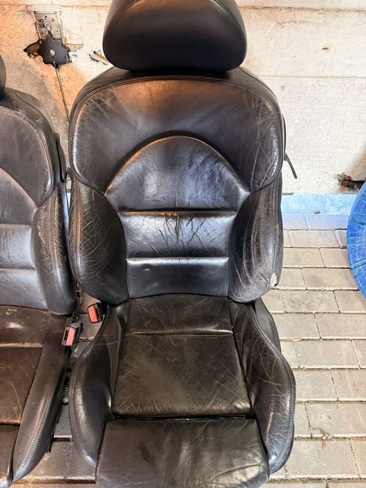 Wnetrzę, fotele BMW M3 E46 czarna skóra