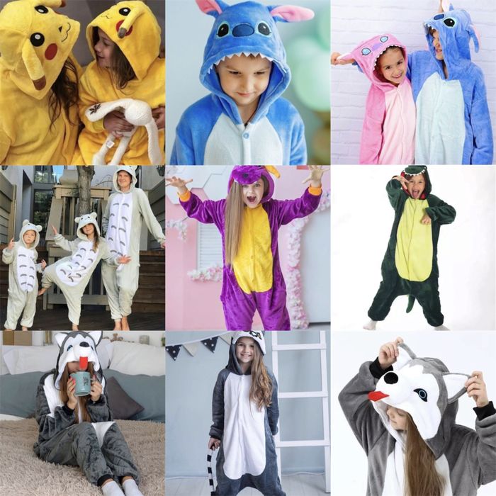 Кігурумі стіч пікачу одноріжка для дітей. Кигуруми Стич пикачу