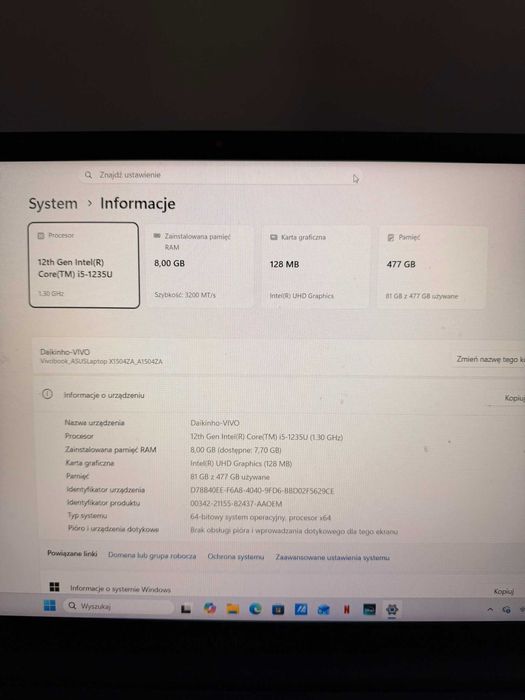Asus laptop Vivobook