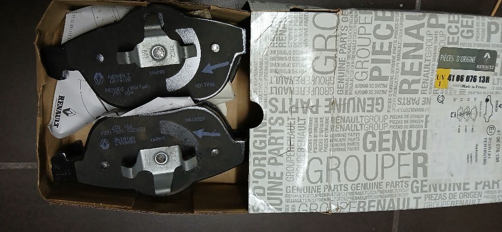 Calços travão Frente Renault Megane I e Laguna II Originais