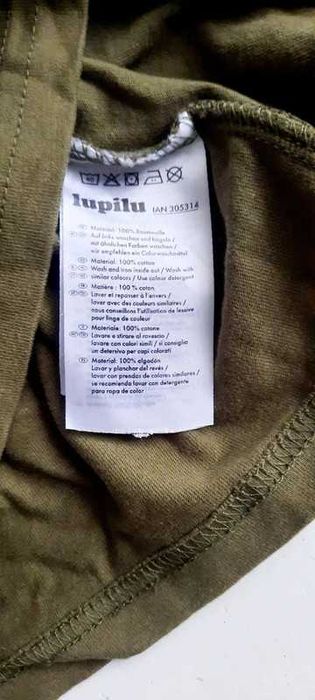 Bluzka T-shirt z długim rękawem Lupilu 110-116cm 5-6 lat dinozaur #735