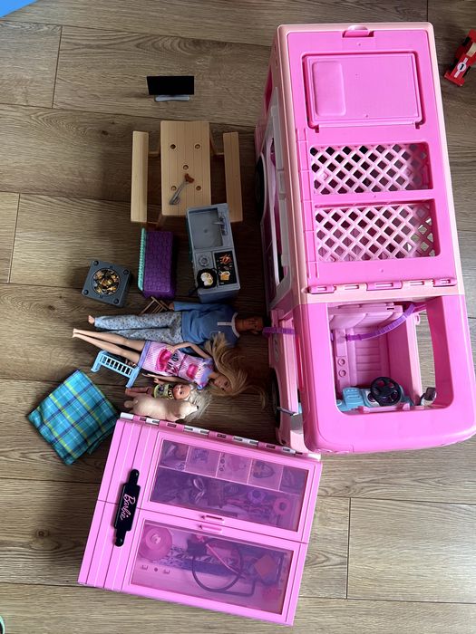 camper Barbie szafa Barbie + akcesoria, lalka Barbie, Kena, dzieci,