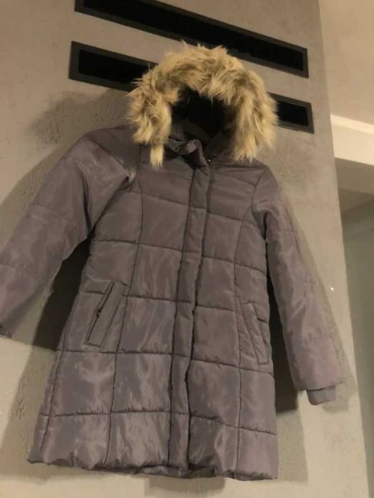 Smyk cool club długa zimowa kurtka pikowana Parka 122