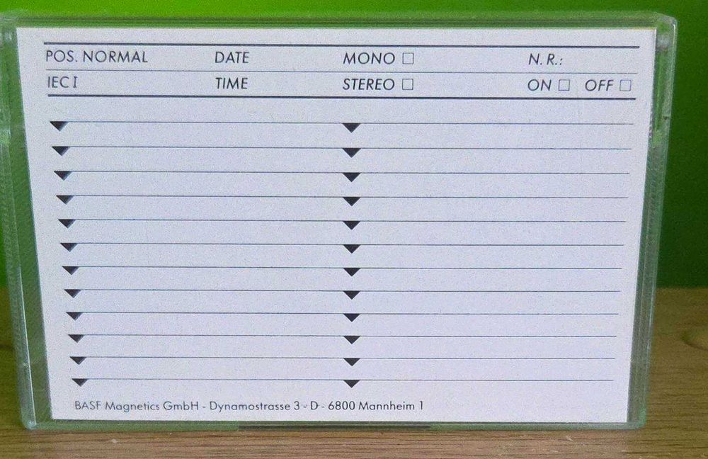 Kaseta Basf Ferro Standard 90