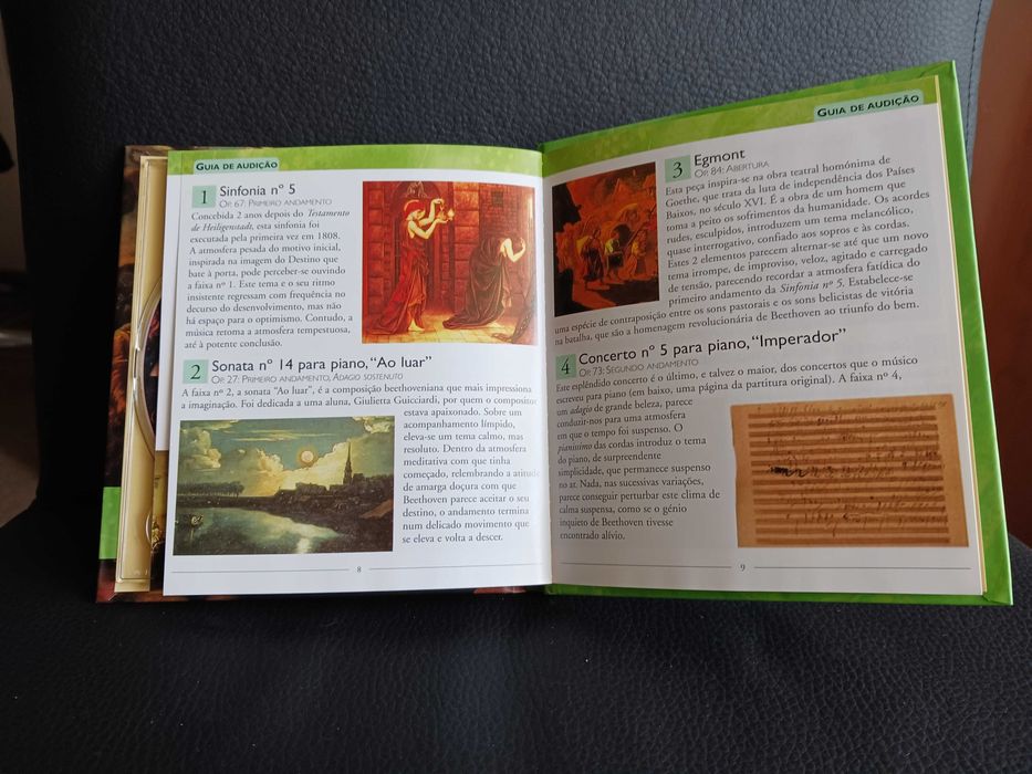 CD de BEETHOVEN  com Guia de Audição