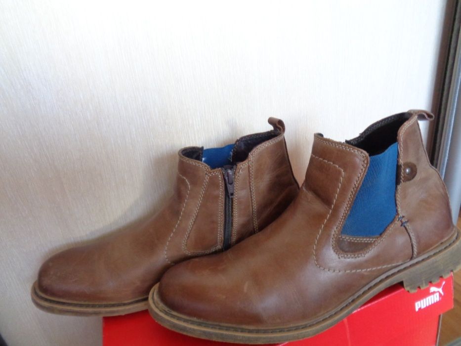 STREET sztyblety męskie 44.skóra naturalna.