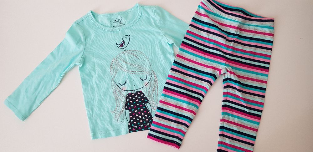 Komplet Baby Gap 80 jak nowy bluzeczka legginsy