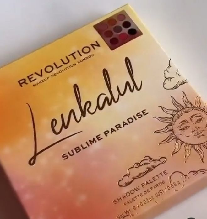 Paletka do makijażu oczu Makeup Revolution Lenkalul sublime paradise