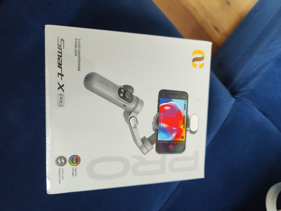 Gimbal 3-osiowy AOCHUAN Smart X Pro do telefonu nowy z gwarancją