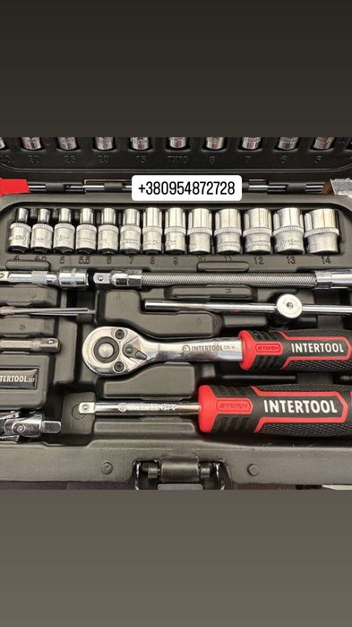 Набір інструментів на 46 од. INTERTOOL ET-8046 серія STORM