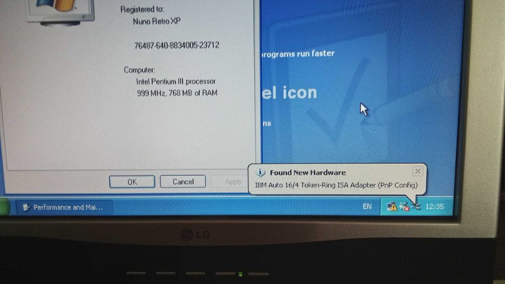 [PC Vintage] Placa de rede IBM Token Ring - ISA