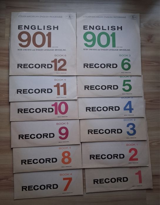 Płyty Winylowe Komplet 12 części English 901 Peter Strevens