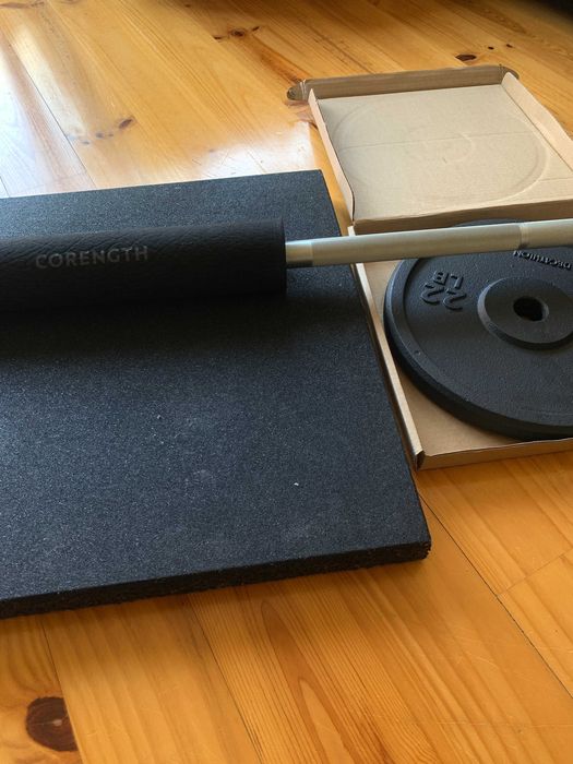 Kit para Treino de Força: quase novo, pronto pra treinar em casa!
