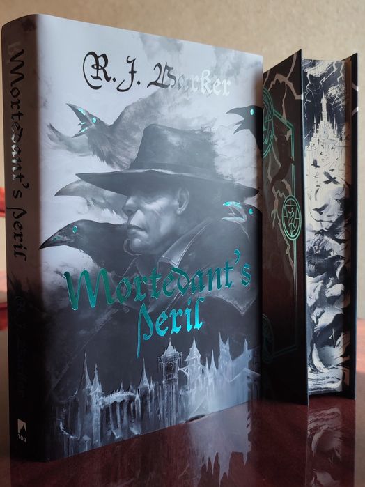 Книжка Mortedant's Peril by RJ Baker, Fairyloot edition